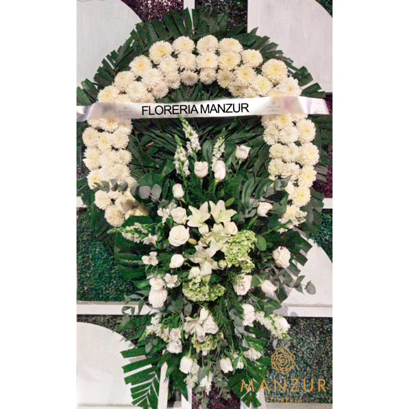 corona funebre condolencias